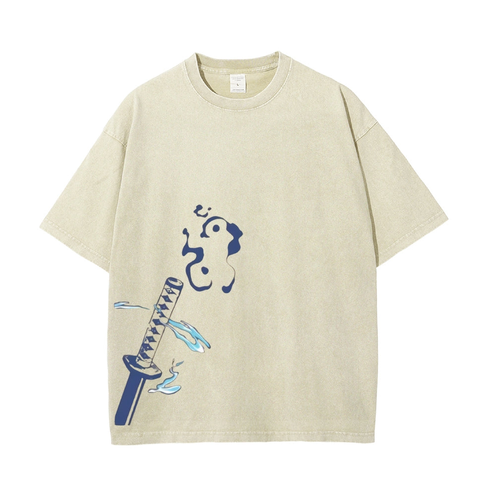 Vintage Oversized T-Shirt Demon Slayer
