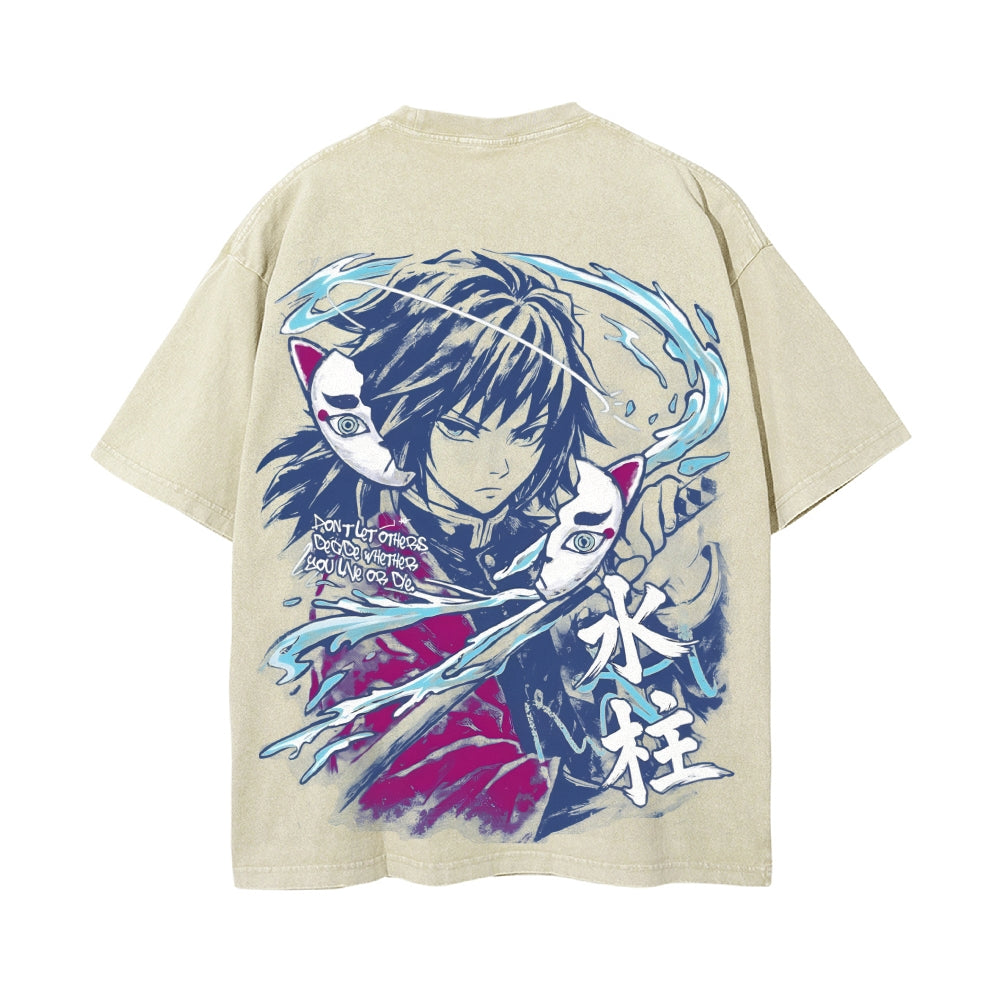Vintage Oversized T-Shirt Demon Slayer