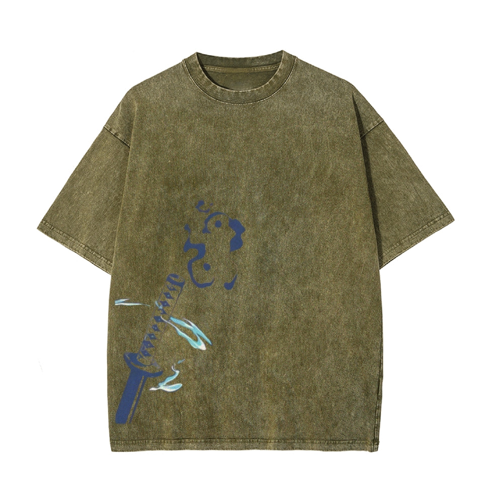 Vintage Oversized T-Shirt Demon Slayer