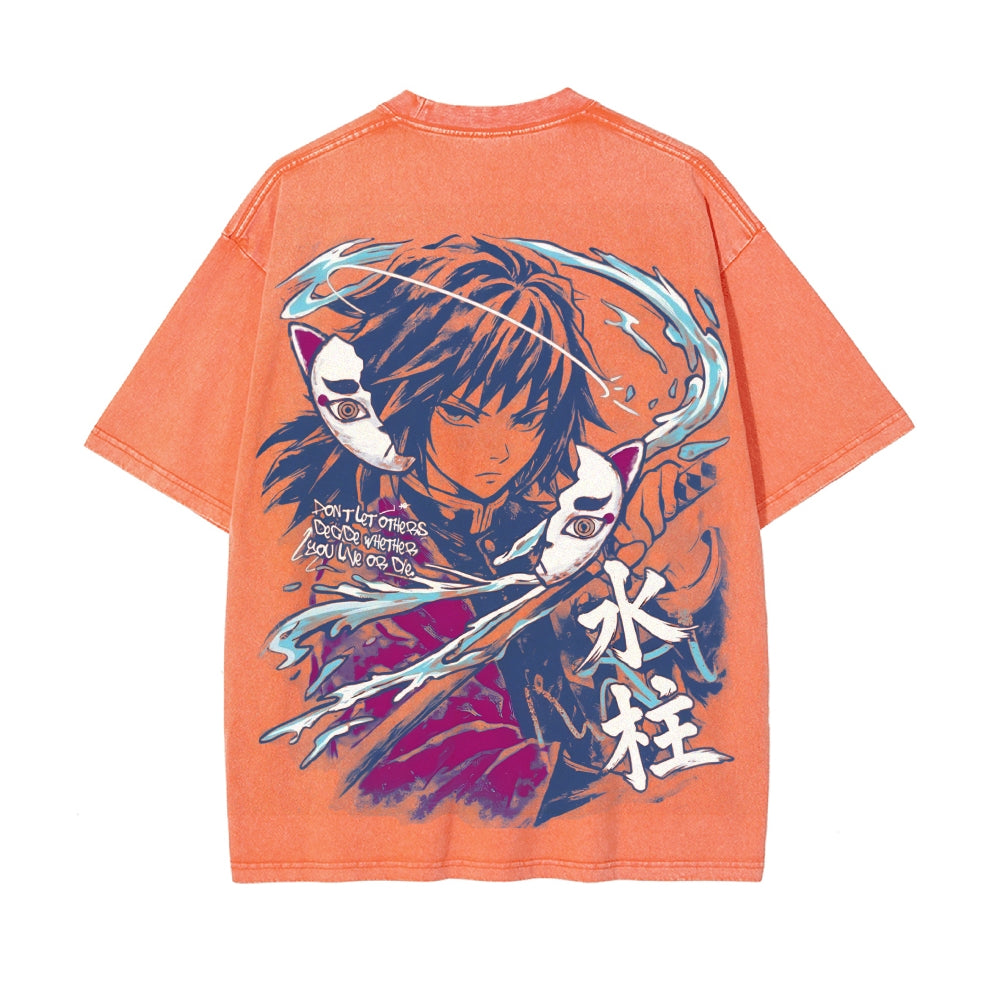 Vintage Oversized T-Shirt Demon Slayer