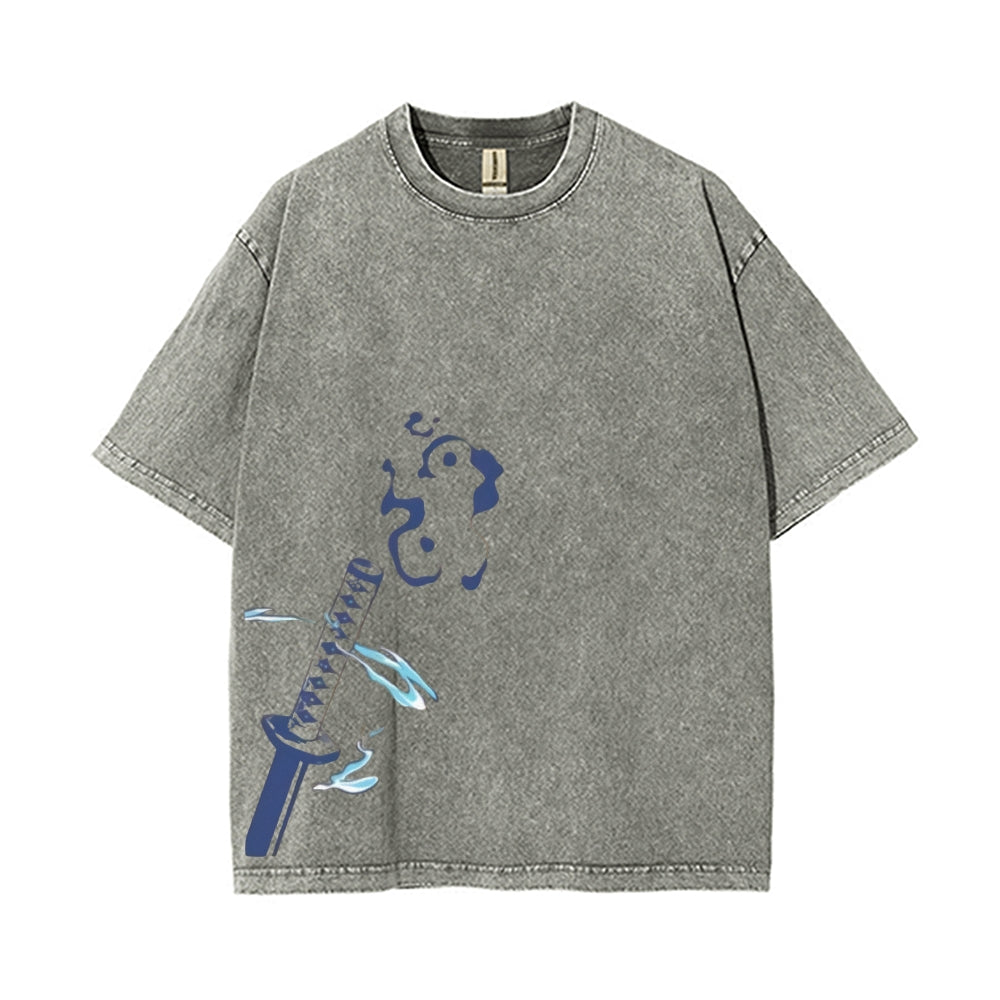 Vintage Oversized T-Shirt Demon Slayer