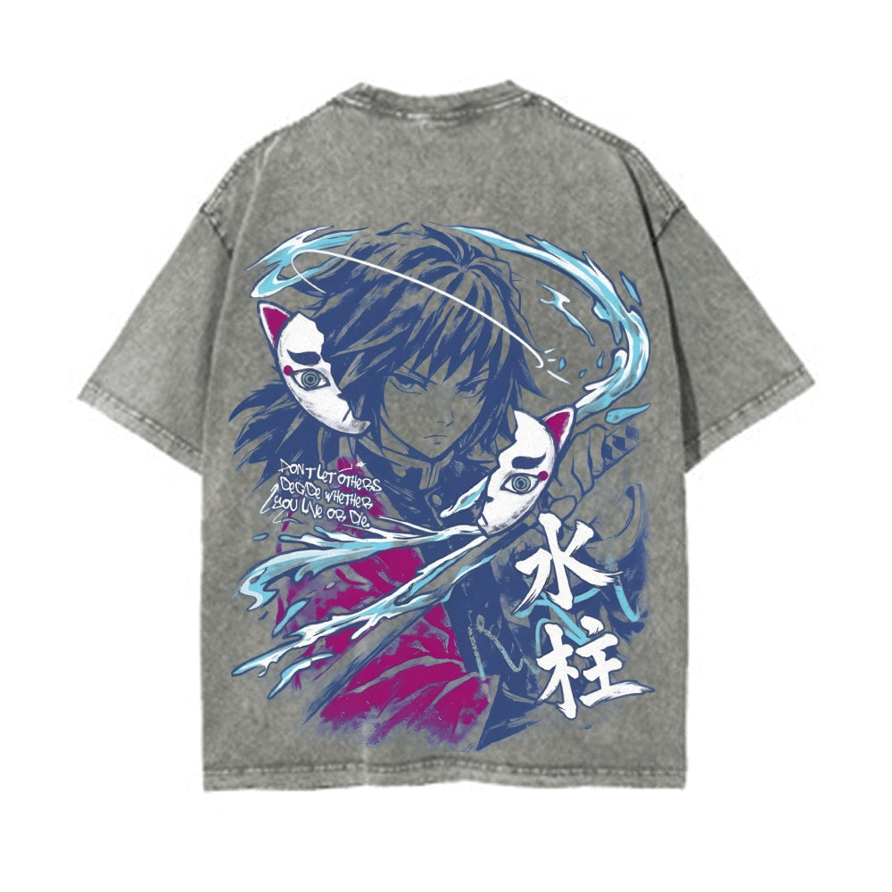 Vintage Oversized T-Shirt Demon Slayer