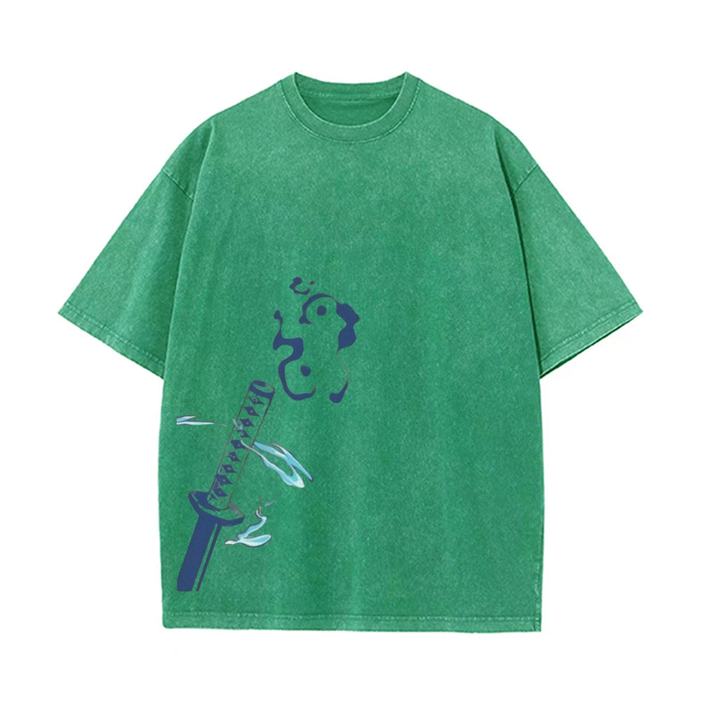 Vintage Oversized T-Shirt Demon Slayer