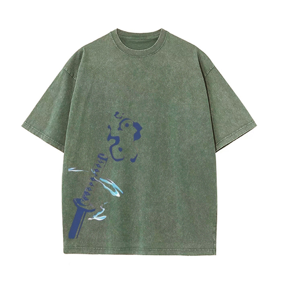 Vintage Oversized T-Shirt Demon Slayer