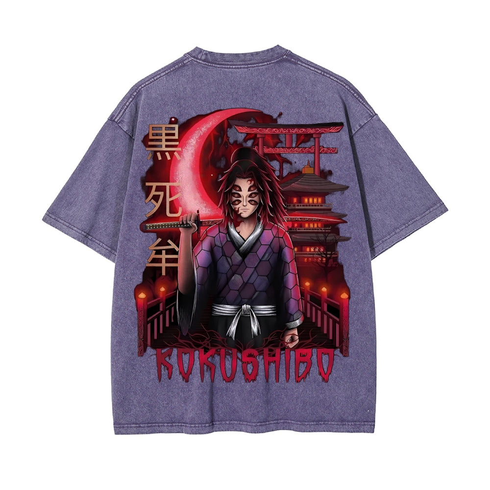 Vintage Oversized T-Shirt Demon Slayer