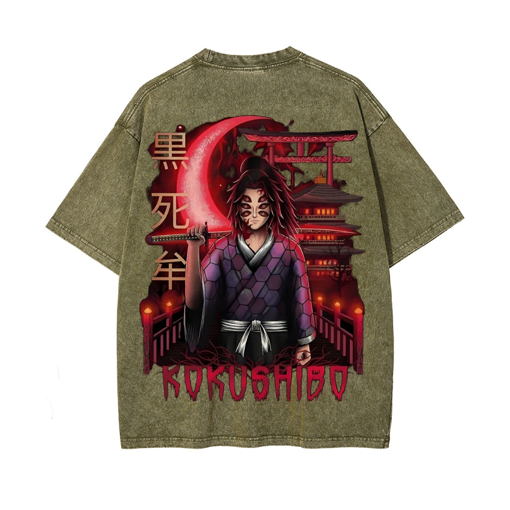 Vintage Oversized T-Shirt Demon Slayer