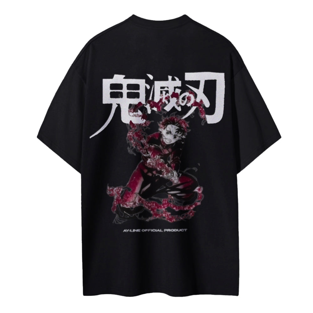 Demon Slayer: Kimetsu no Yaiba Cotton Unisex Crew Neck Anime T-Shirt