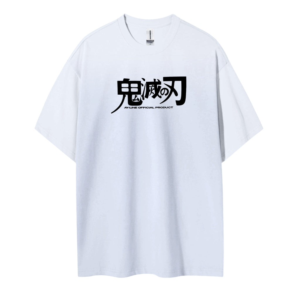 Demon Slayer: Kimetsu no Yaiba Cotton Unisex Crew Neck Anime T-Shirt