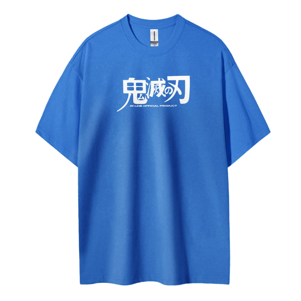 Demon Slayer: Kimetsu no Yaiba Cotton Unisex Crew Neck Anime T-Shirt