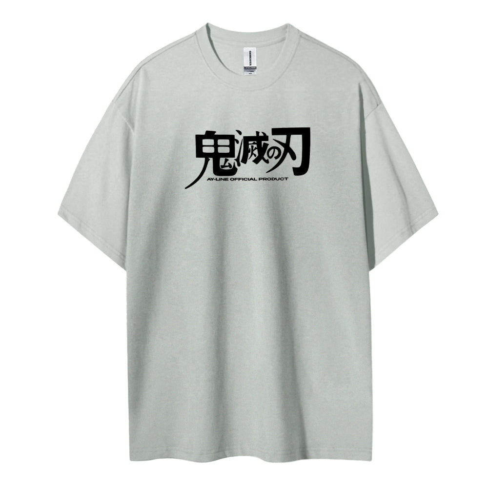 Demon Slayer: Kimetsu no Yaiba Cotton Unisex Crew Neck Anime T-Shirt