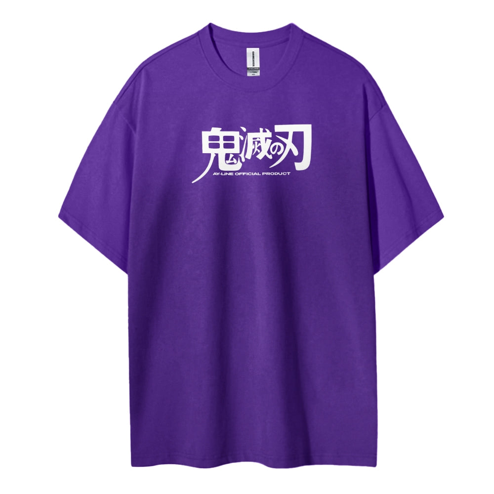 Demon Slayer: Kimetsu no Yaiba Cotton Unisex Crew Neck Anime T-Shirt