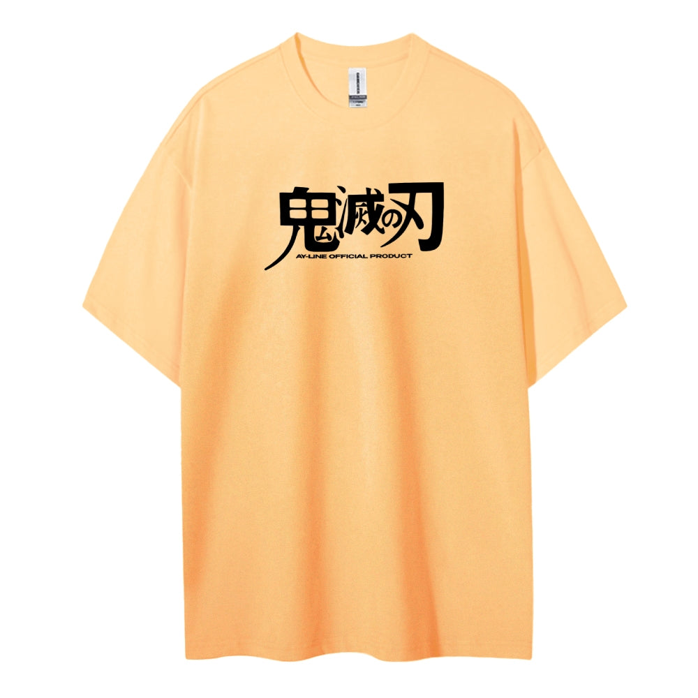 Demon Slayer: Kimetsu no Yaiba Cotton Unisex Crew Neck Anime T-Shirt