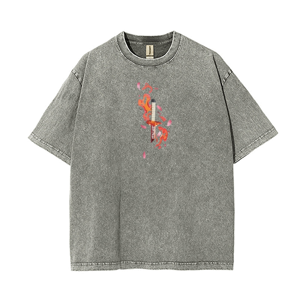 Vintage Oversized T-Shirt Demon Slayer