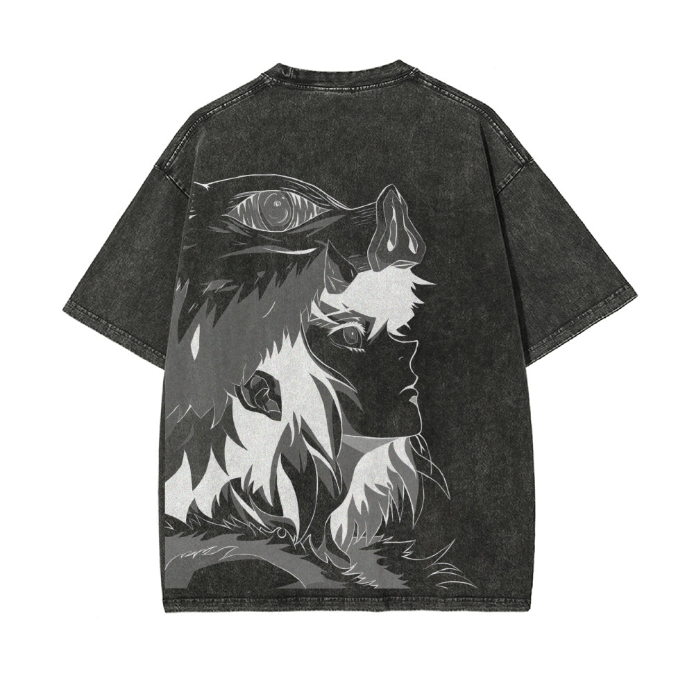 Vintage Oversized T-Shirt Demon Slayer