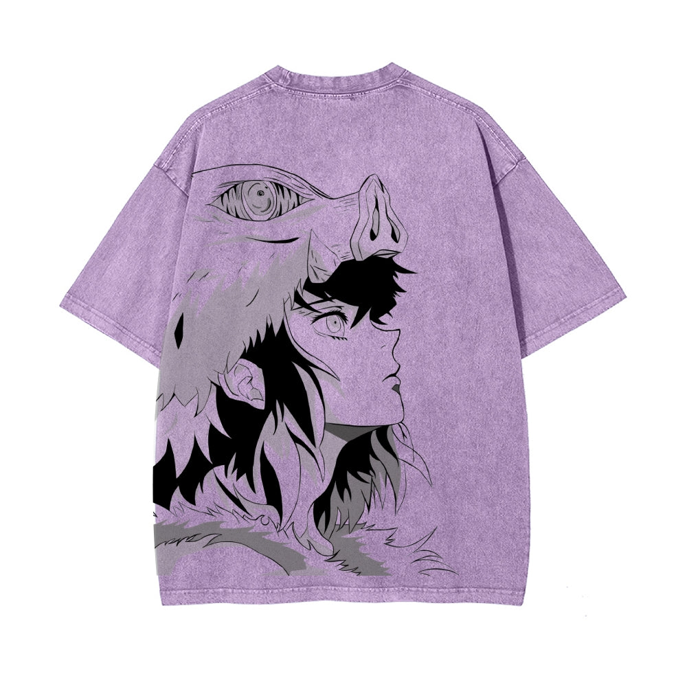 Vintage Oversized T-Shirt Demon Slayer