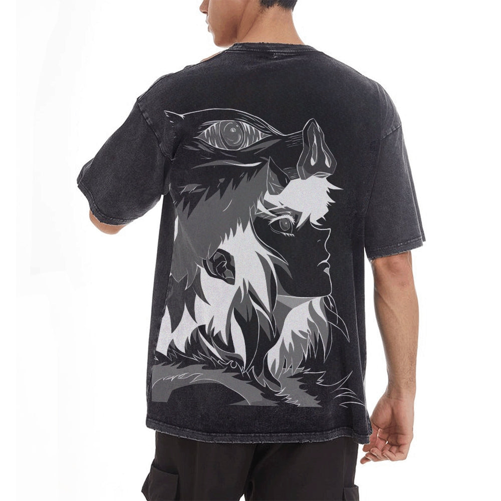 Vintage Oversized T-Shirt Demon Slayer