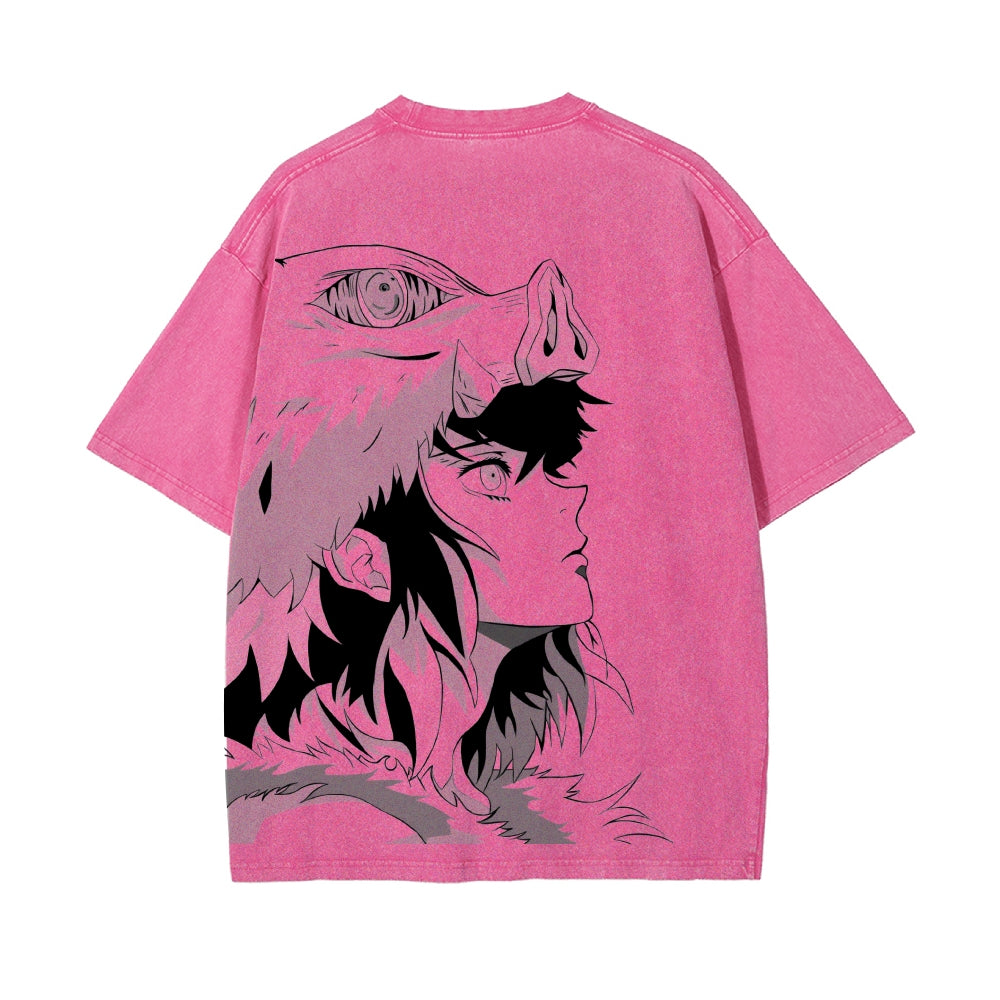 Vintage Oversized T-Shirt Demon Slayer