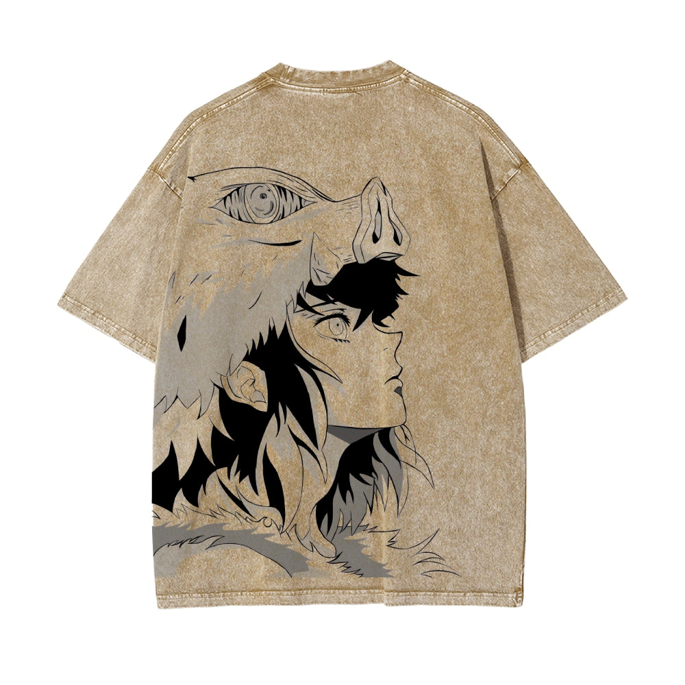Vintage Oversized T-Shirt Demon Slayer