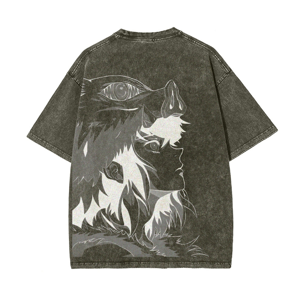 Vintage Oversized T-Shirt Demon Slayer