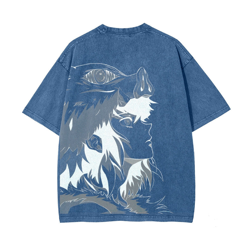 Vintage Oversized T-Shirt Demon Slayer