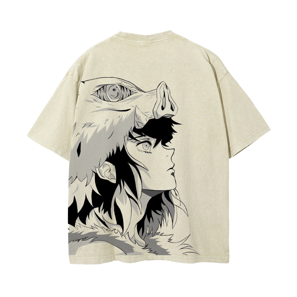 Vintage Oversized T-Shirt Demon Slayer