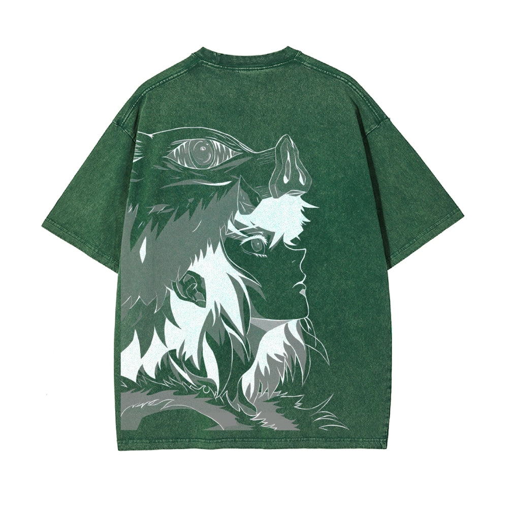 Vintage Oversized T-Shirt Demon Slayer