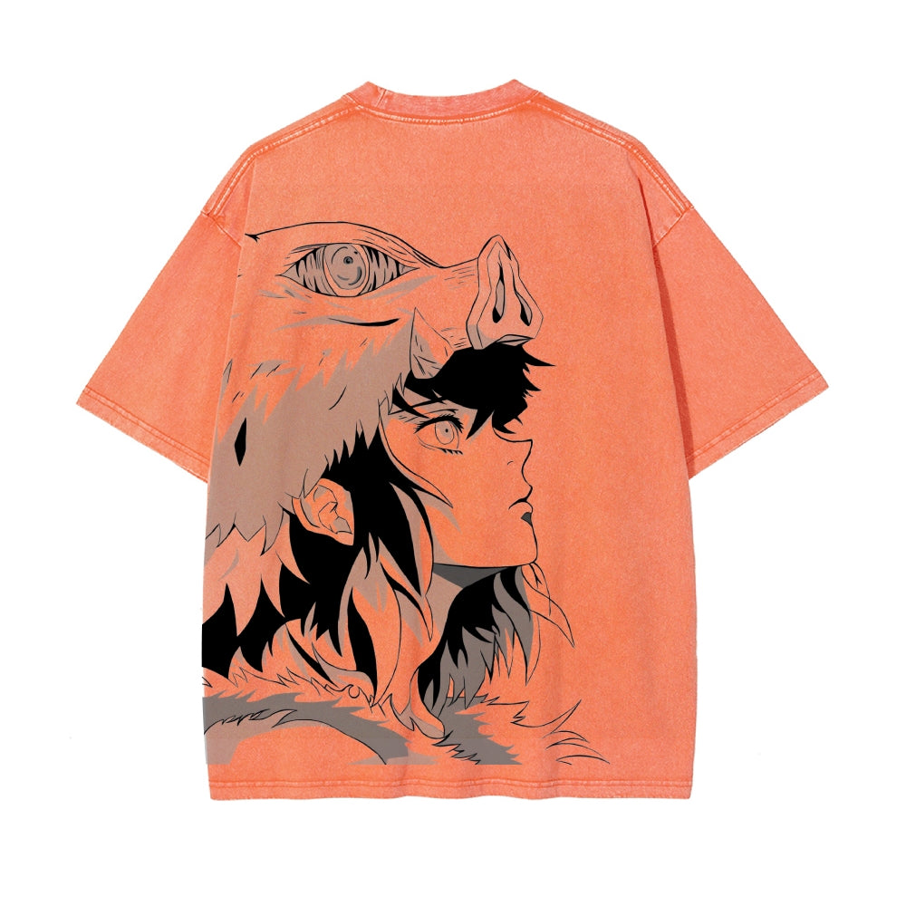 Vintage Oversized T-Shirt Demon Slayer