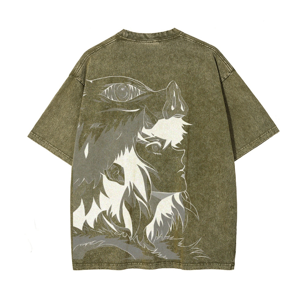 Vintage Oversized T-Shirt Demon Slayer