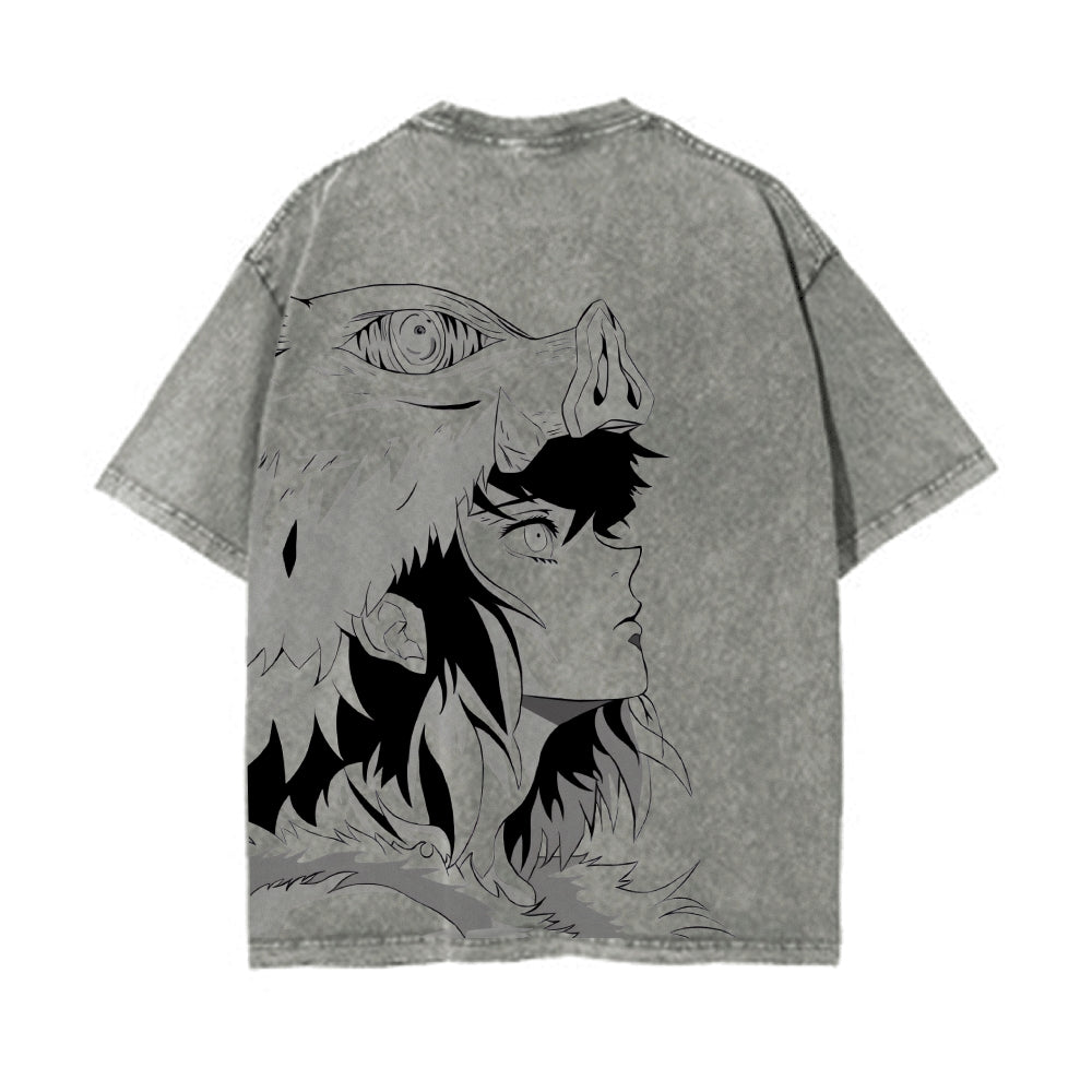 Vintage Oversized T-Shirt Demon Slayer