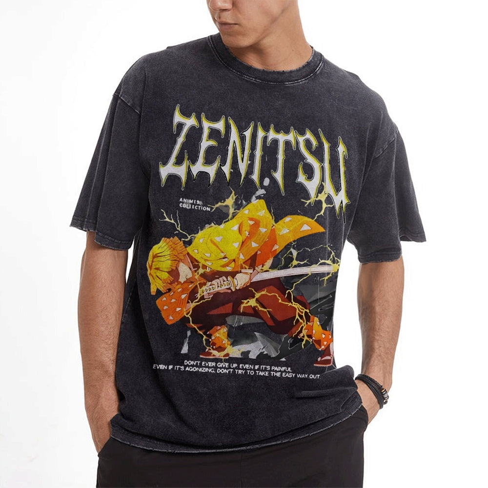 Vintage Oversized T-Shirt Demon Slayer