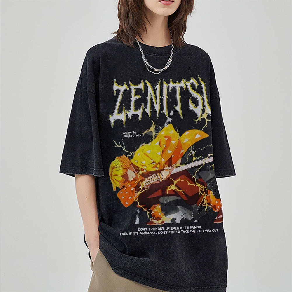 Vintage Oversized T-Shirt Demon Slayer