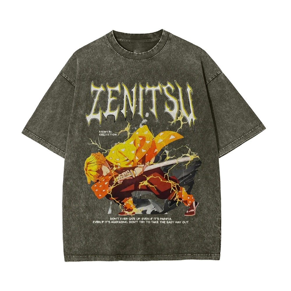 Vintage Oversized T-Shirt Demon Slayer