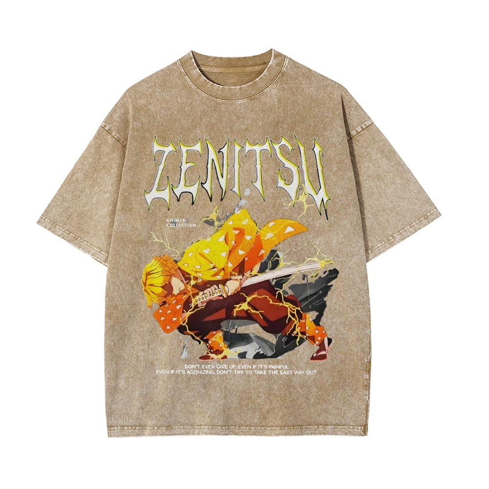Vintage Oversized T-Shirt Demon Slayer