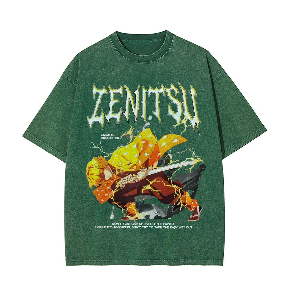 Vintage Oversized T-Shirt Demon Slayer