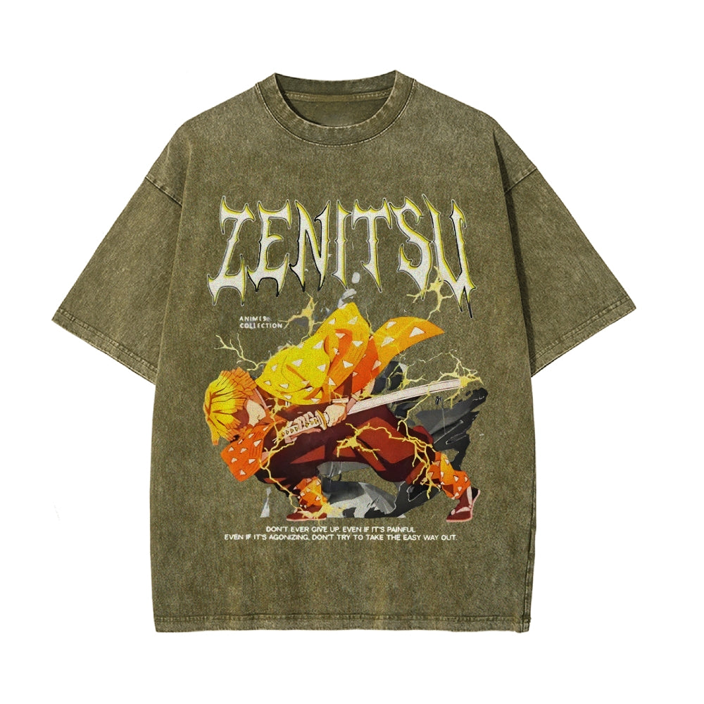 Vintage Oversized T-Shirt Demon Slayer