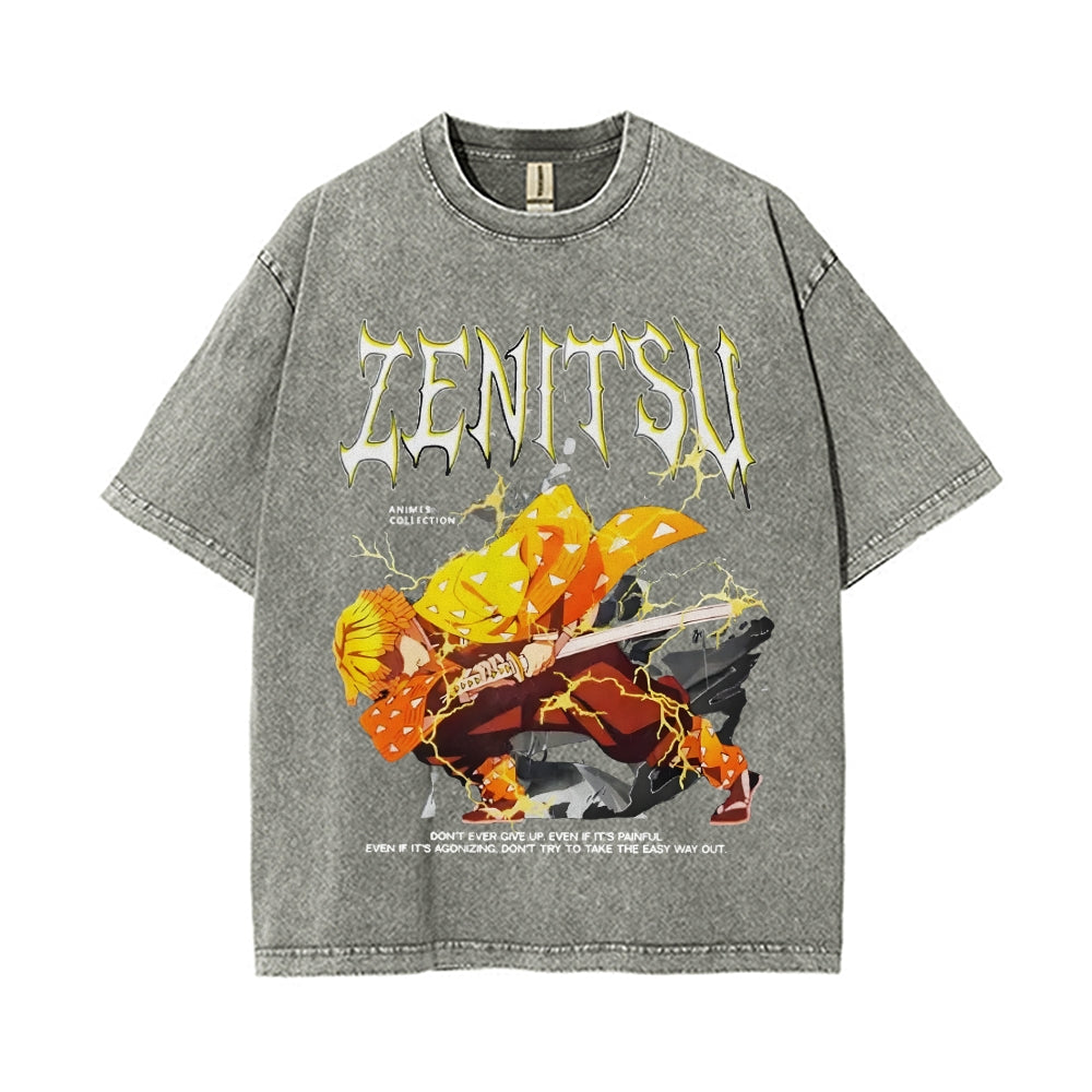 Vintage Oversized T-Shirt Demon Slayer