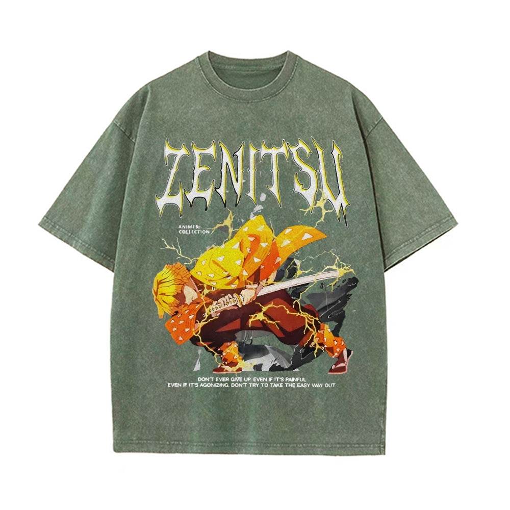 Vintage Oversized T-Shirt Demon Slayer