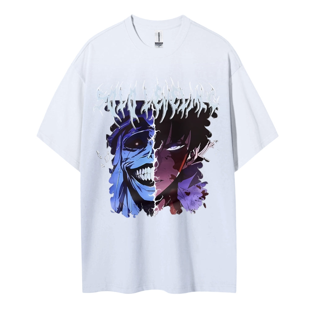 Sololeveling Cotton Unisex Crew Neck Anime T-Shirt