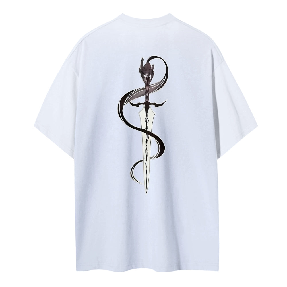 Sololeveling Cotton Unisex Crew Neck Anime T-Shirt