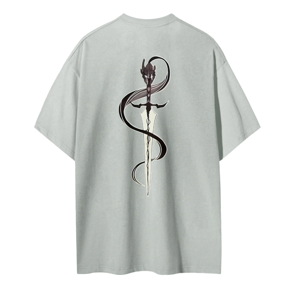 Sololeveling Cotton Unisex Crew Neck Anime T-Shirt