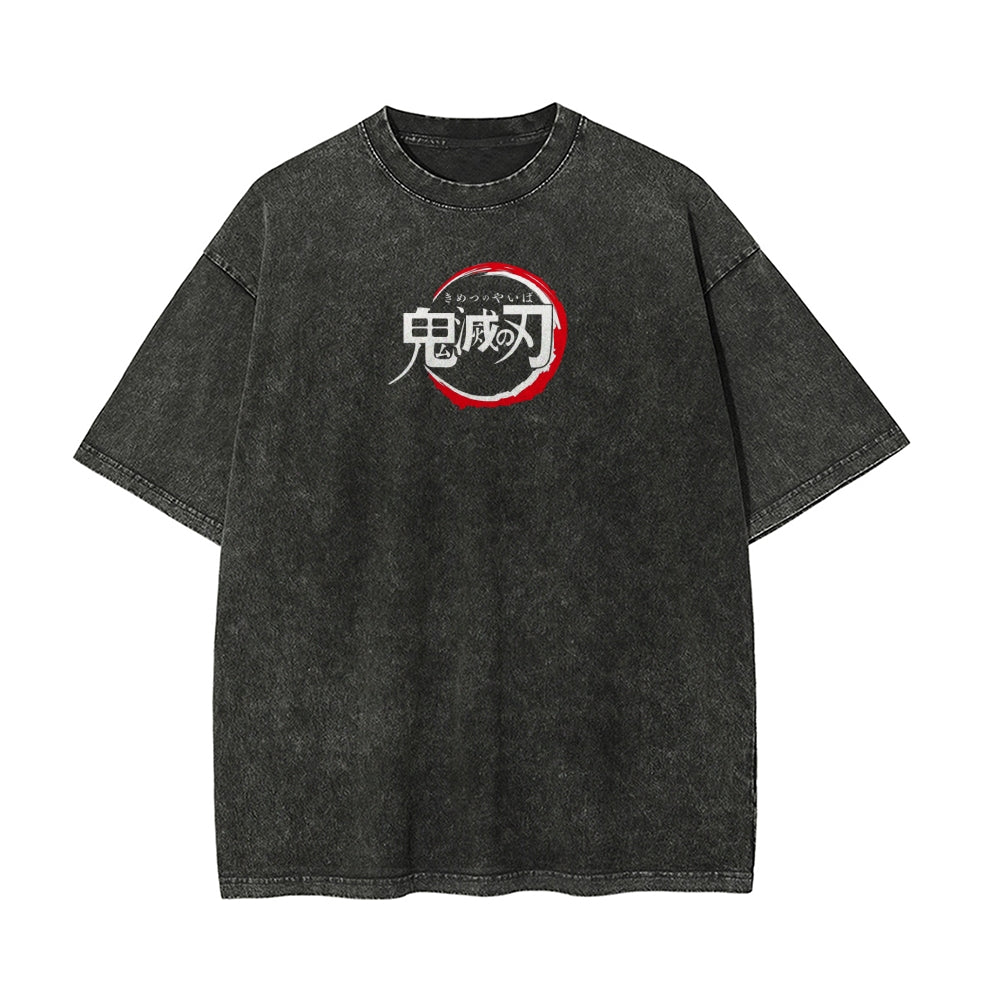 Vintage Oversized T-Shirt Demon Slayer