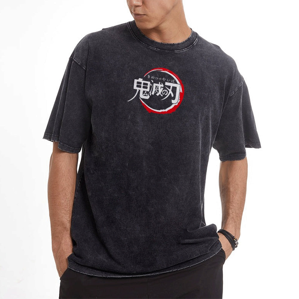 Vintage Oversized T-Shirt Demon Slayer