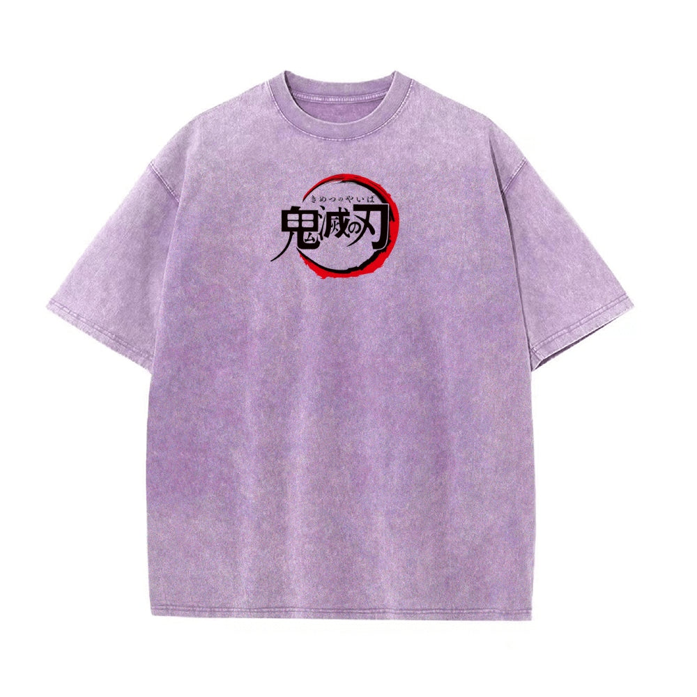 Vintage Oversized T-Shirt Demon Slayer