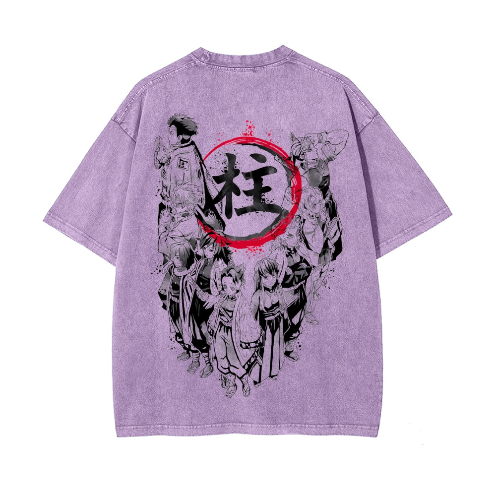 Vintage Oversized T-Shirt Demon Slayer