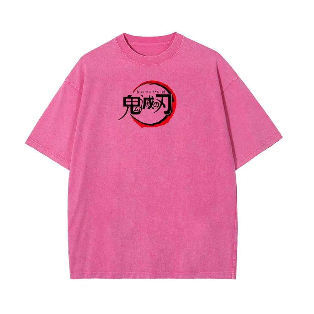 Vintage Oversized T-Shirt Demon Slayer