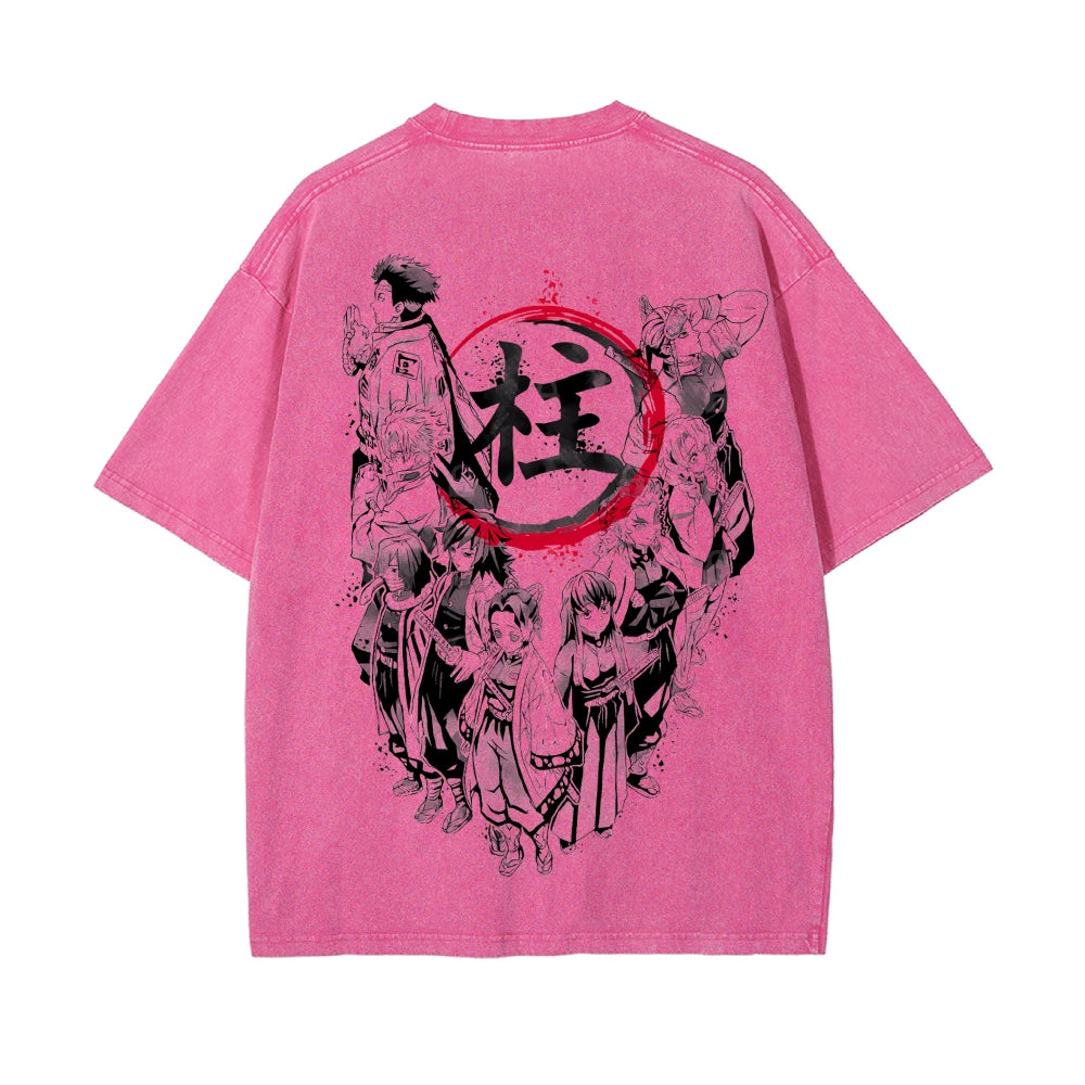 Vintage Oversized T-Shirt Demon Slayer
