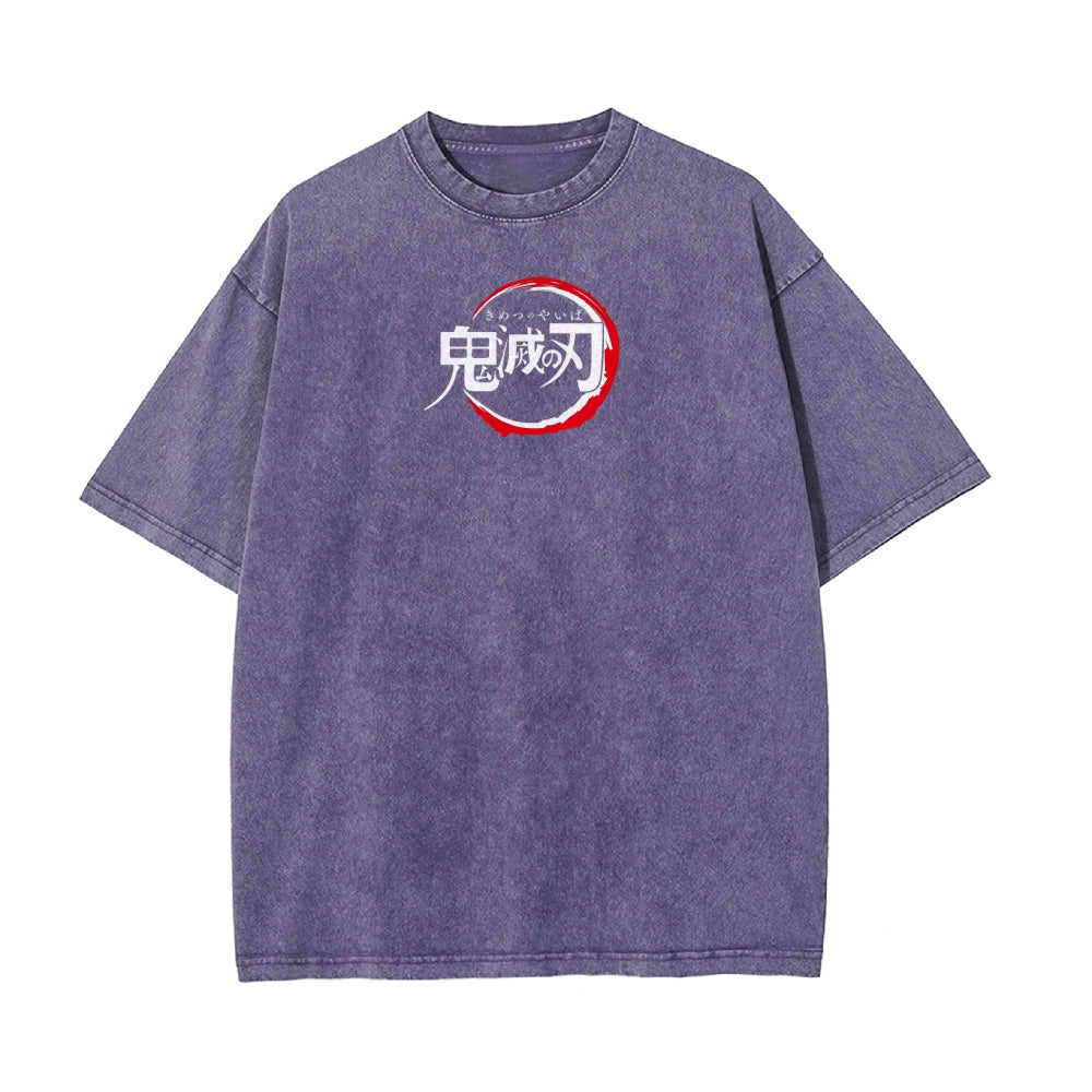 Vintage Oversized T-Shirt Demon Slayer