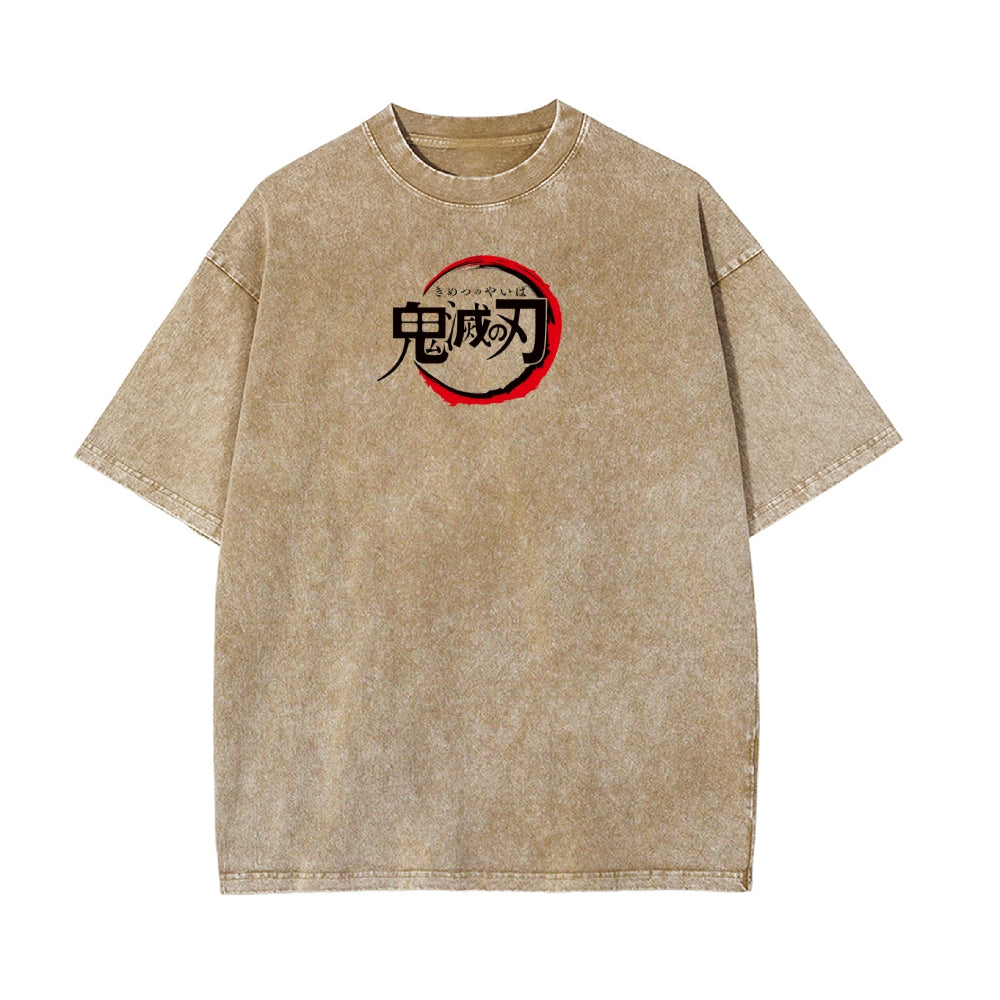 Vintage Oversized T-Shirt Demon Slayer