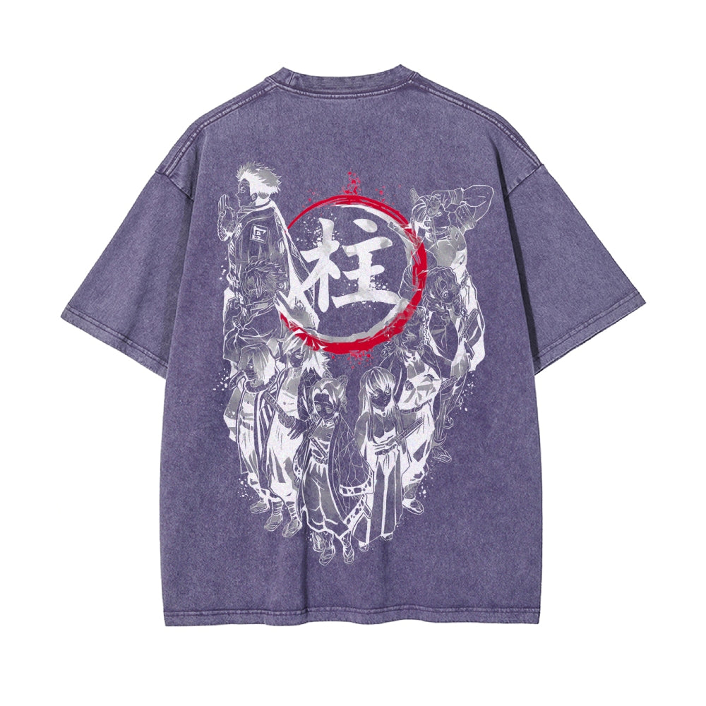 Vintage Oversized T-Shirt Demon Slayer