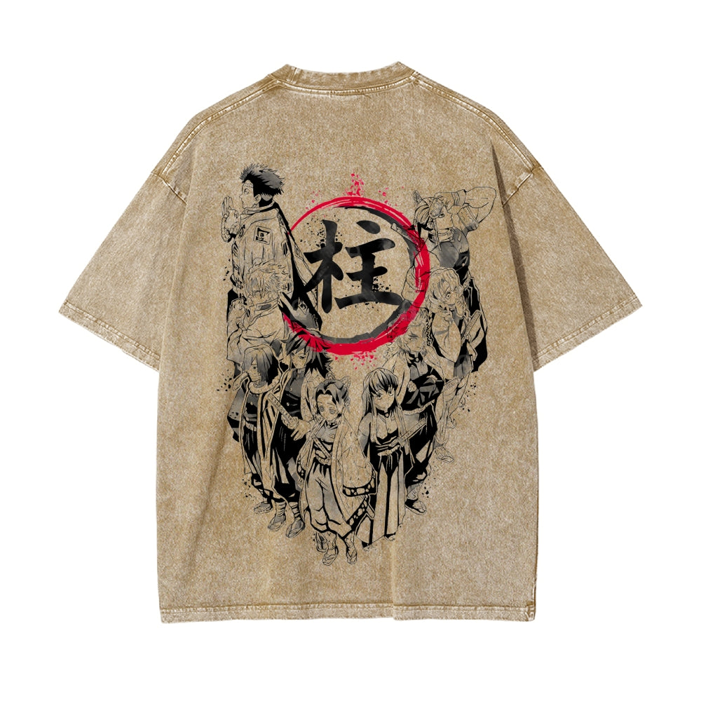 Vintage Oversized T-Shirt Demon Slayer